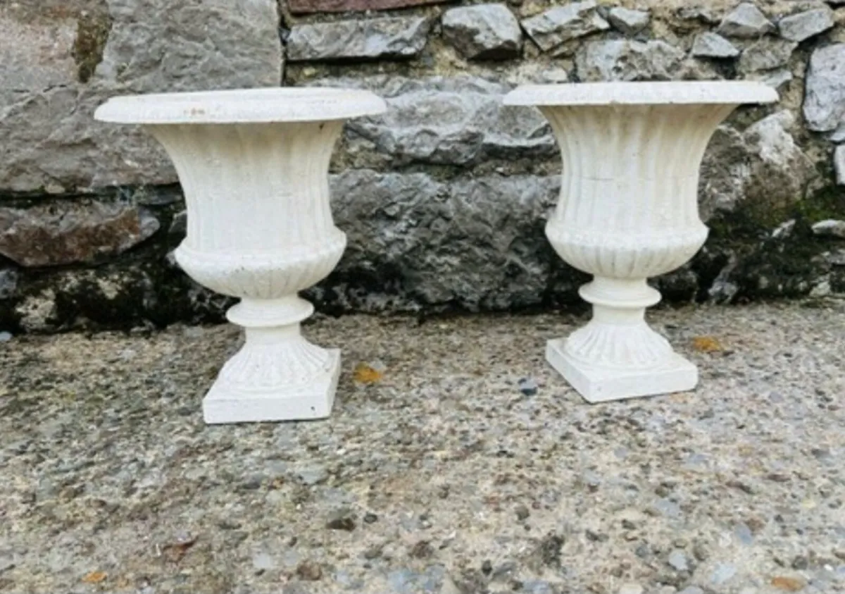 Cast iron urns