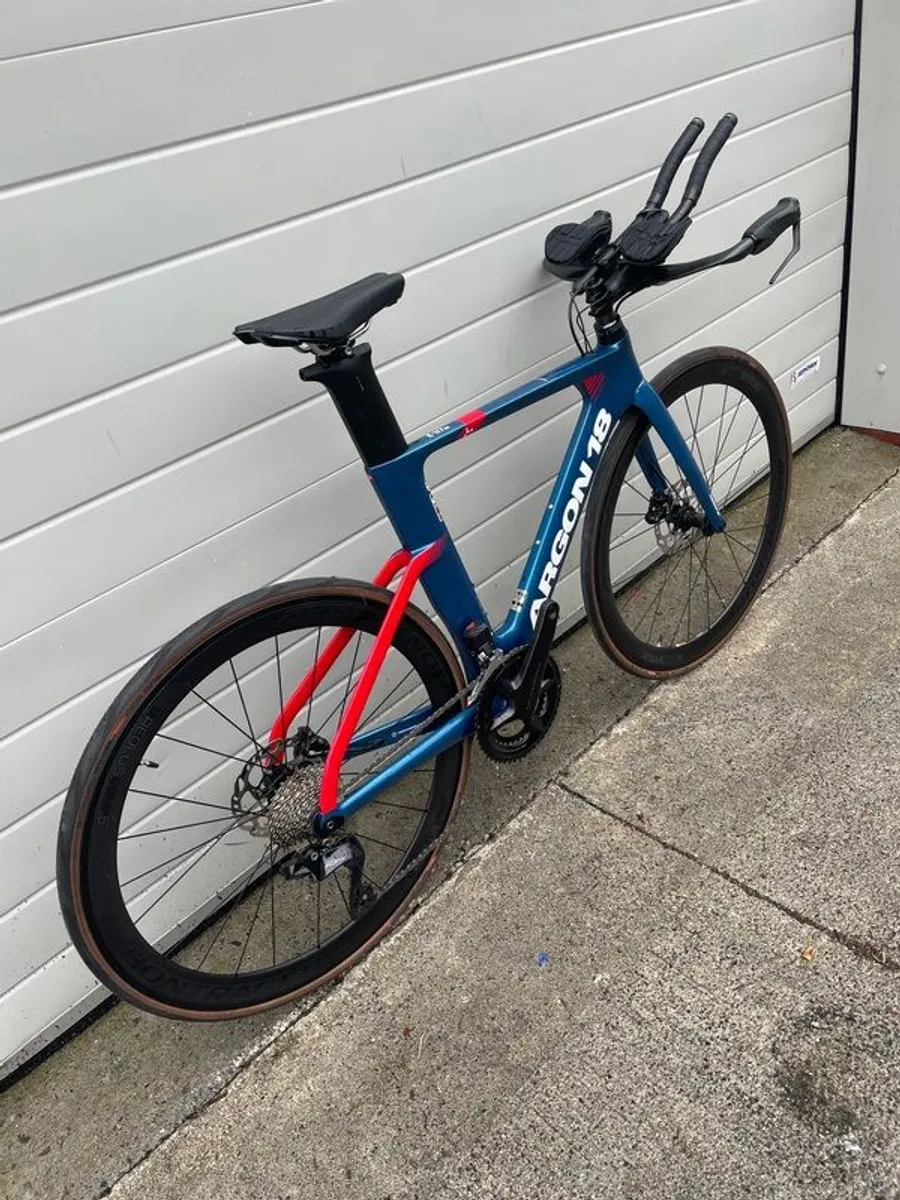 Triathlon ex Demo Bike Carbon Argon 18 E-117 Shimano Di2 Small - Image 3