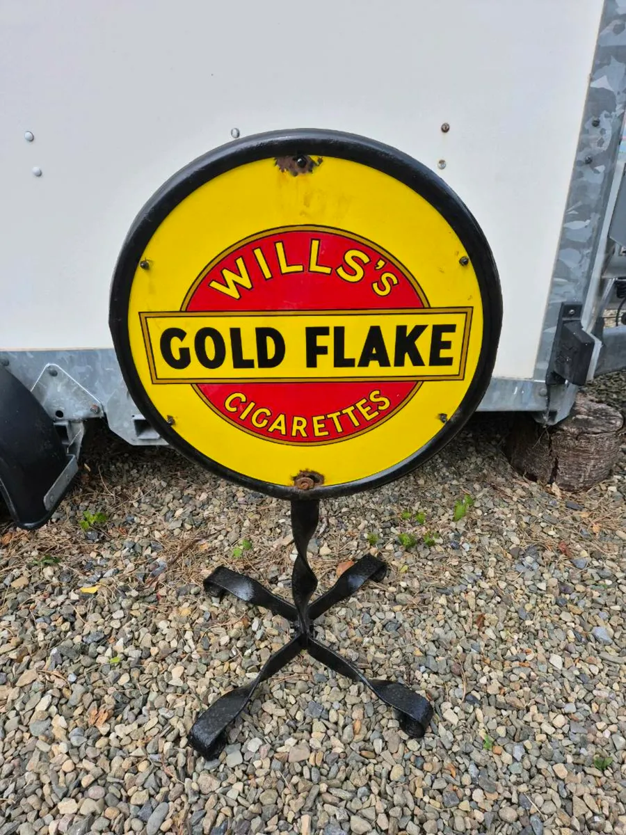 Enamel sign - Image 1