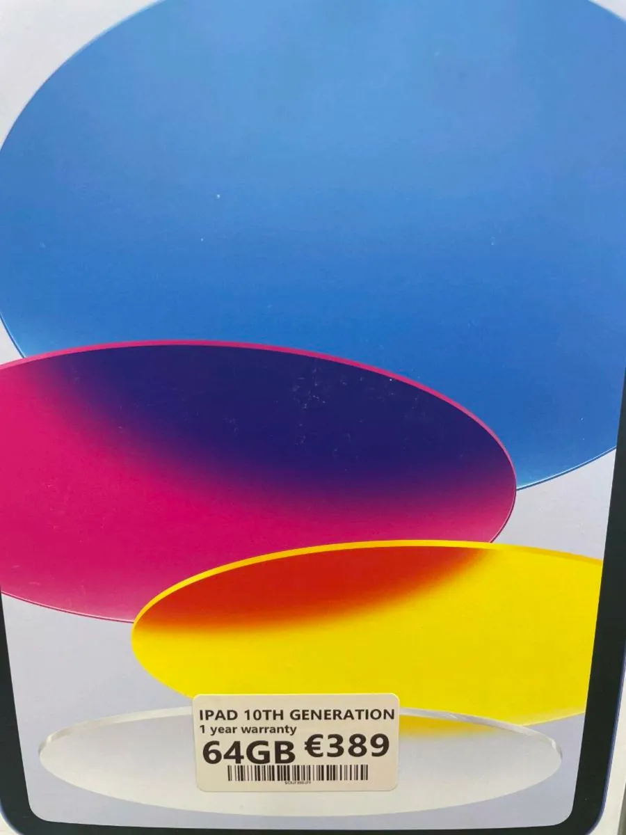 IPAD 10TH GEN  64GB 1 YEAR WARRANTY UNLOCKED - Image 1