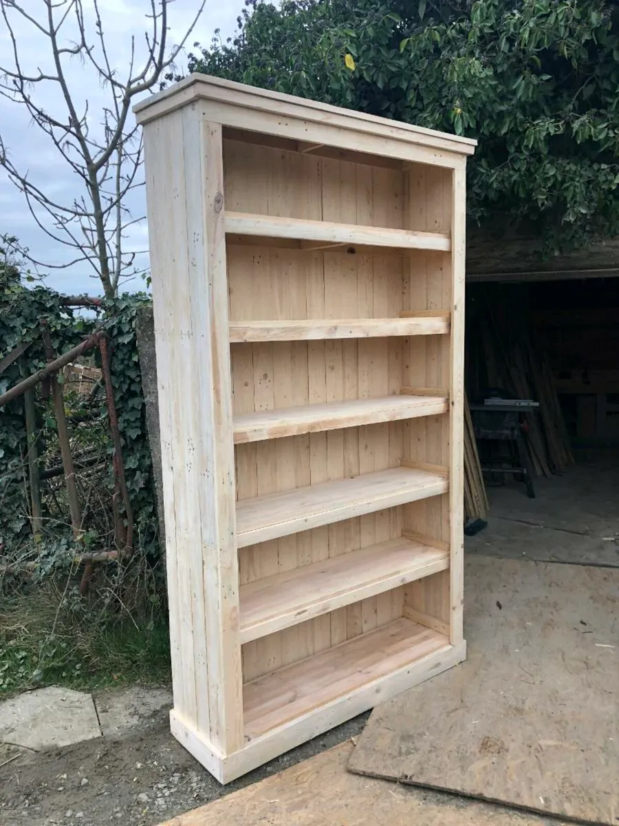 Handmade rustic bookcase - Image 3