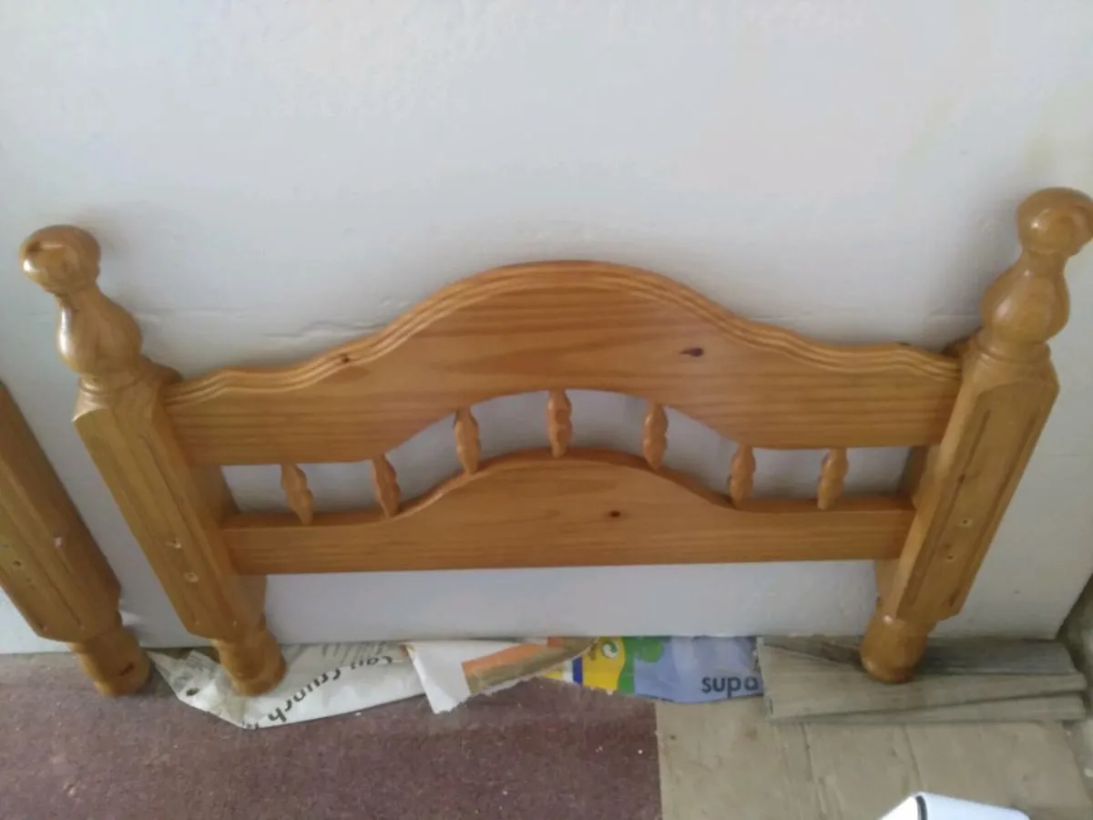Single Pine Bed & Orthopedic Mattress - Image 3
