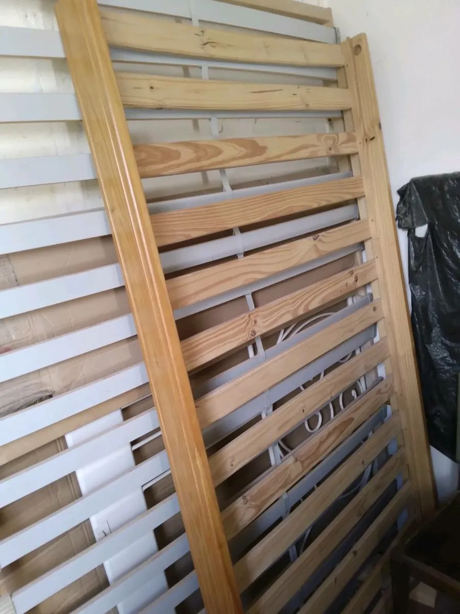 Single Pine Bed & Orthopedic Mattress - Image 4