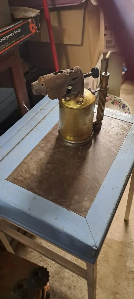 Vintage Brass Blow Torch - Image 2