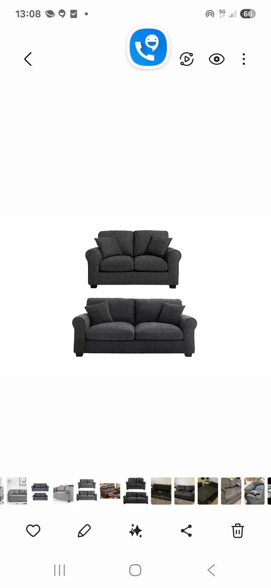 Brand new Bromley 3 plus 2 sofas reduced