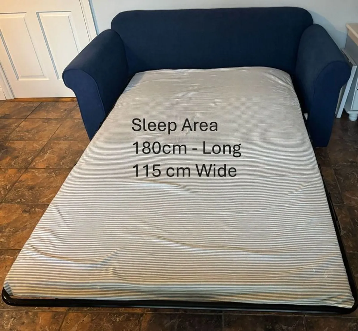 3 Seater Couch - Sofa Bed - Very Good Condition - Image 3