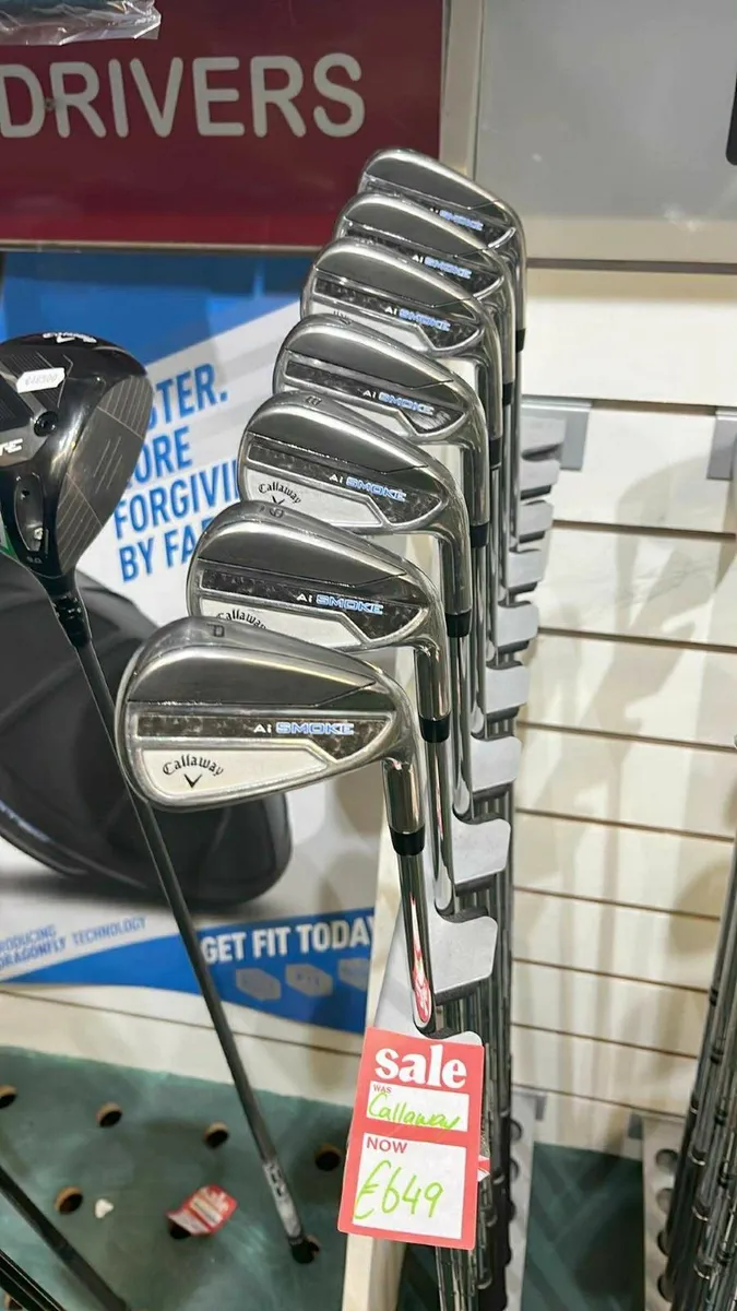 Callaway Paradym Ai Smoke 4-PW Stiff Only €649 - Image 3