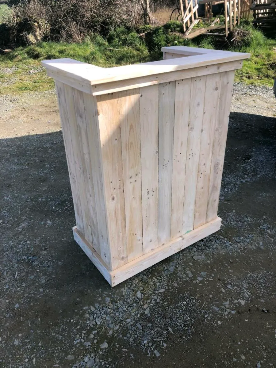 Handmade rustic reception desk - Image 3