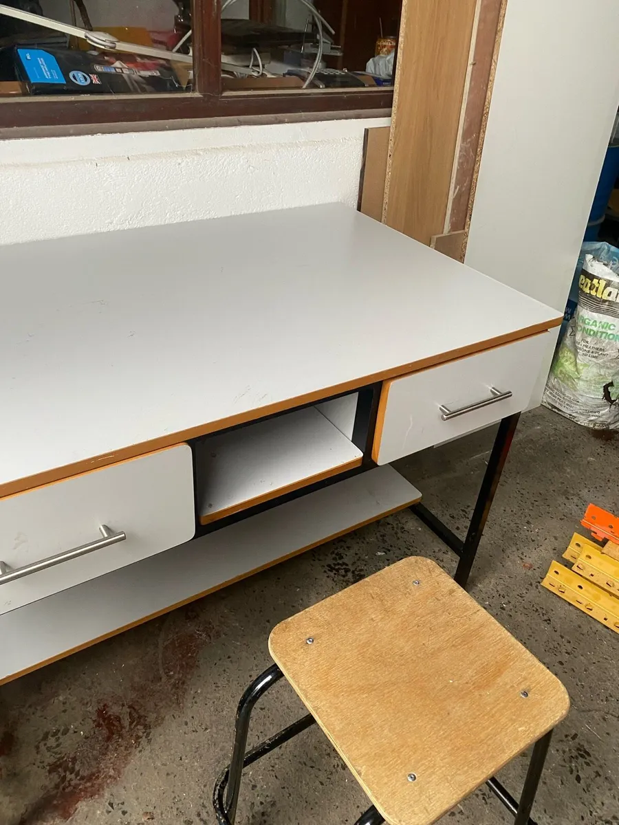 Heavy duty tables and stools - Image 1