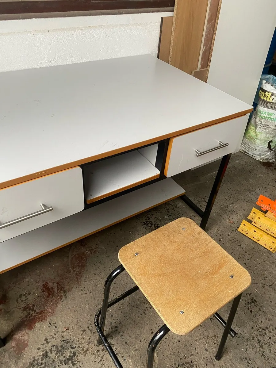 Heavy duty tables and stools - Image 2