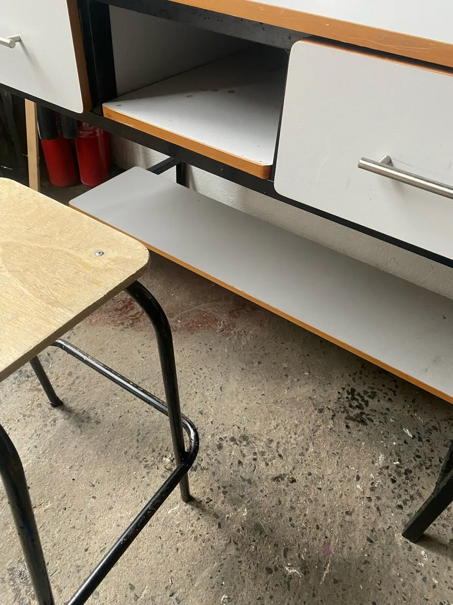 Heavy duty tables and stools - Image 3