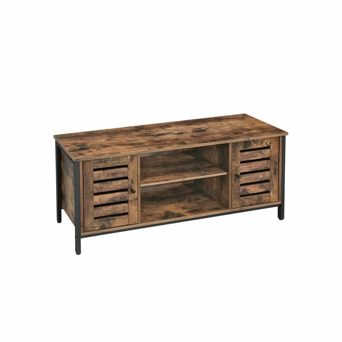 TV lowboard with 2 cabinets and 2 shelf levels TV - Image 1