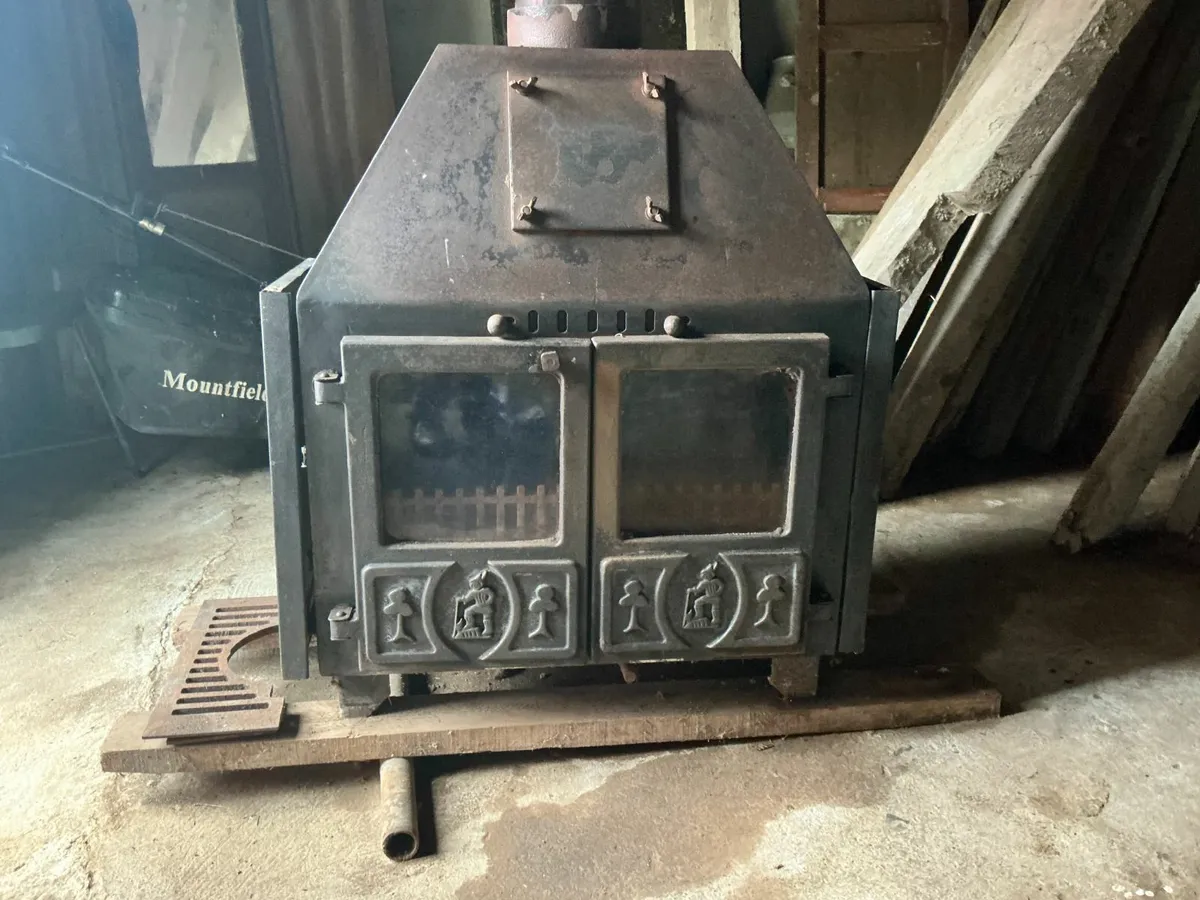 Antique Wood-Burning Stove - Image 2