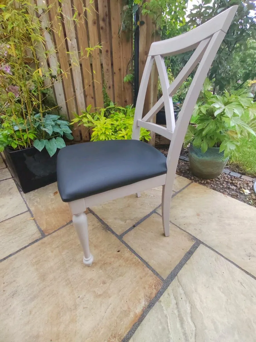 6 kitchen dining chairs - Image 2
