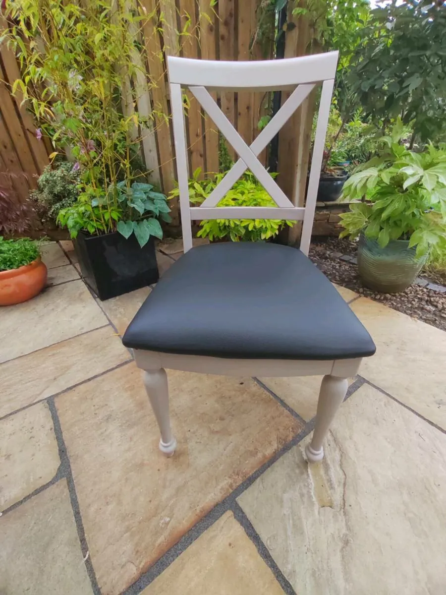 6 kitchen dining chairs - Image 4