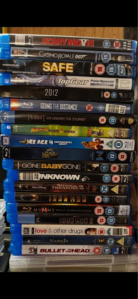 Blue ray DVDs - Image 1