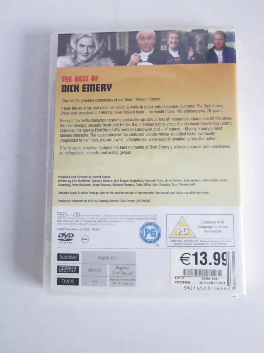The Best of Dick Emery DVD Comedy 2005 - Image 2