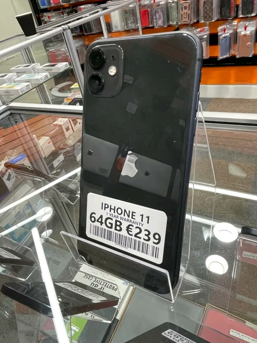 IPHONE 11 64GB 1 YEAR WARRANTY UNLOCKED - Image 1