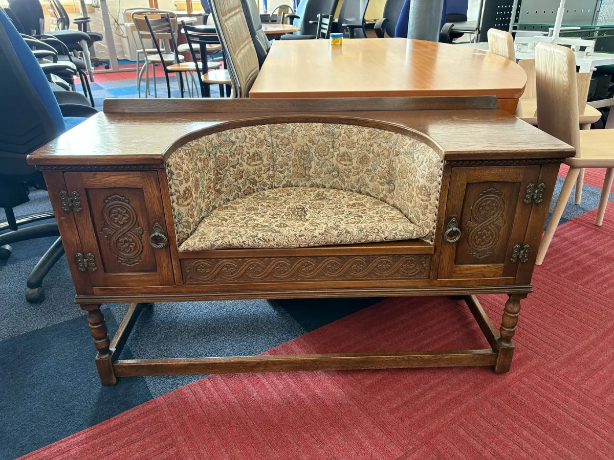 Antique Hall seat - £95+VAT - Image 1