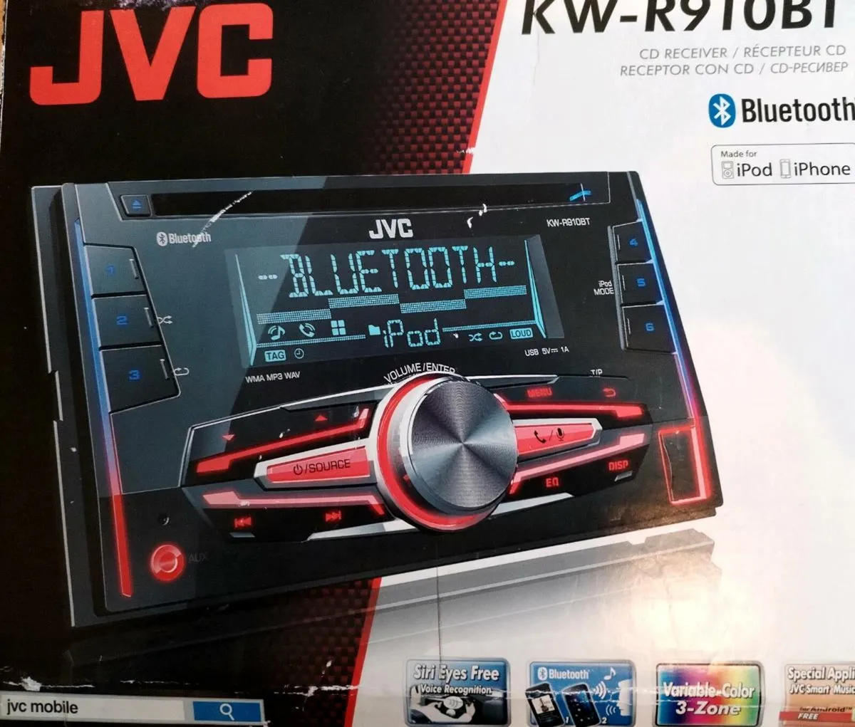 Car CD radio JVC KW-R910BT - Image 3