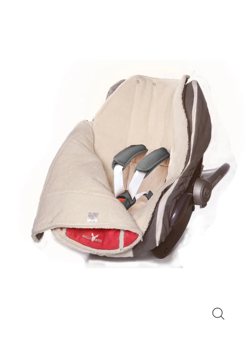 # WALLA BOO #Faux Suede footmuff for car seat - Image 1