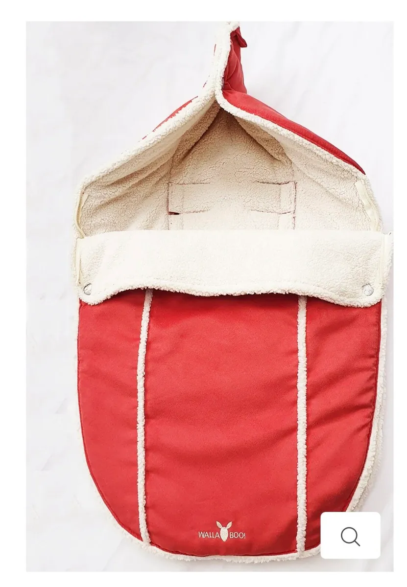 # WALLA BOO #Faux Suede footmuff for car seat - Image 3