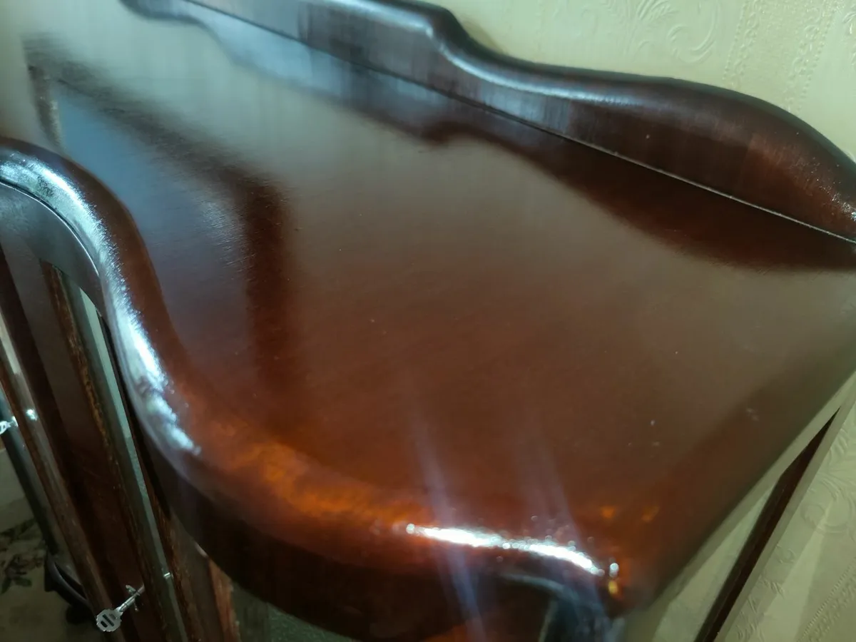 LAST DROP: Mid Century Glass Drinks  China Cabinet - Image 2