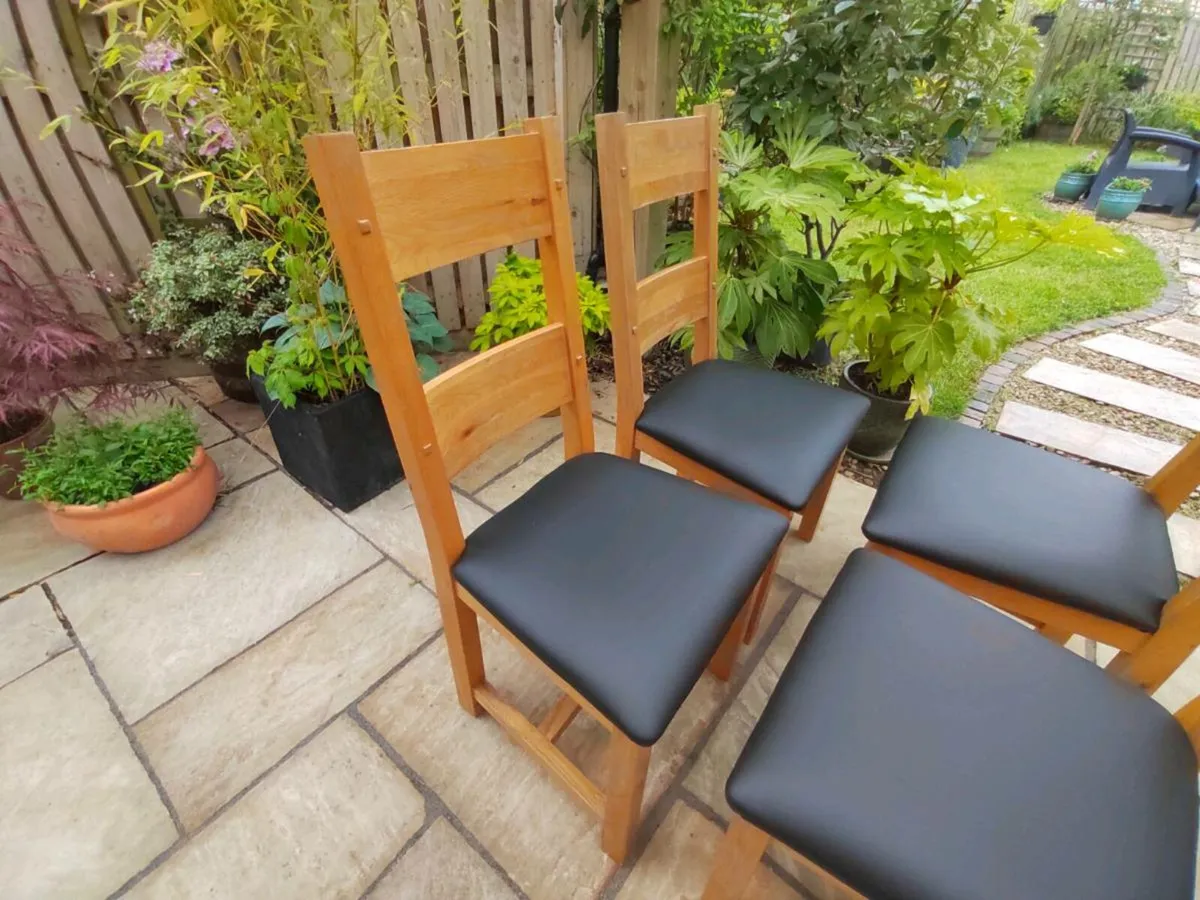 4 kitchen dining chairs - Image 2