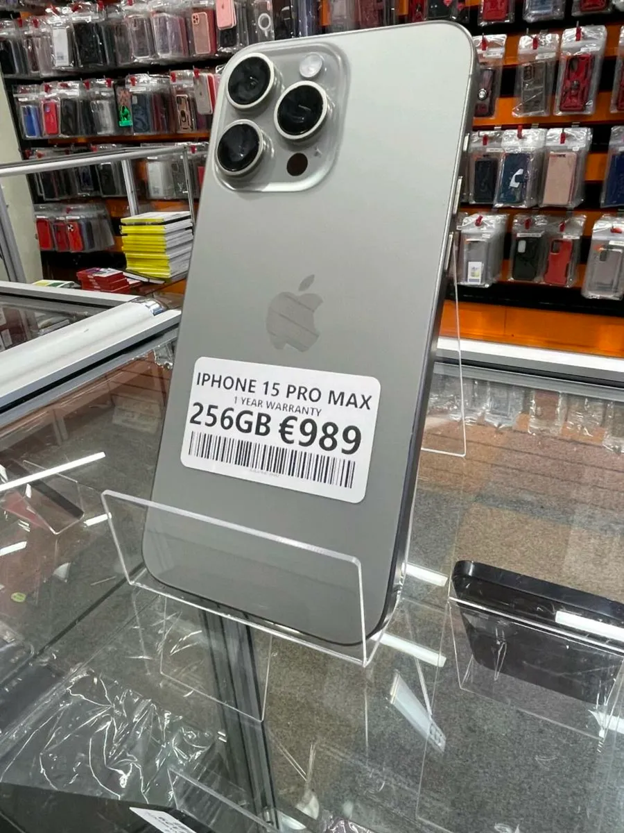 IPHONE 15 PRO MAX 256GB 1 YEAR WARRANTY UNLOCKED - Image 3