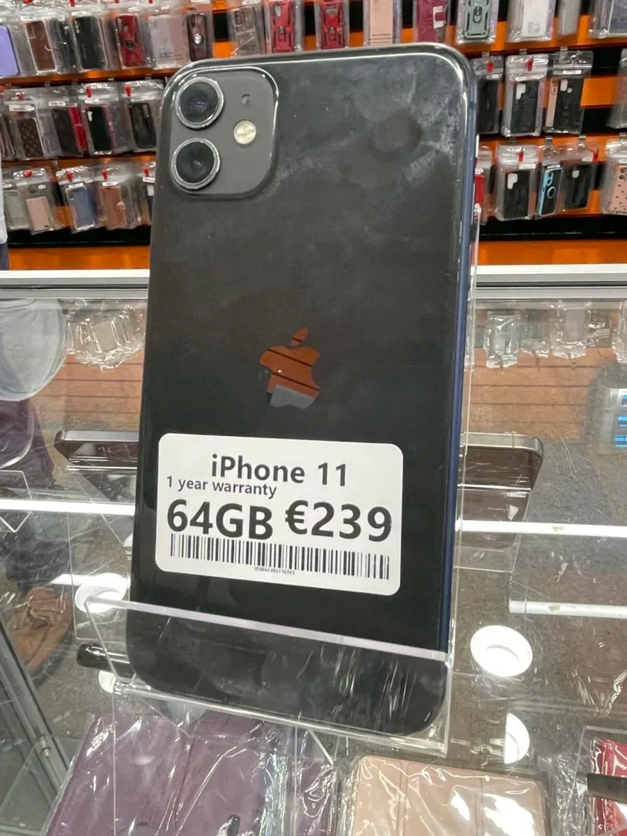 IPHONE 11 64GB 1 YEAR WARRANTY UNLOCKED - Image 1