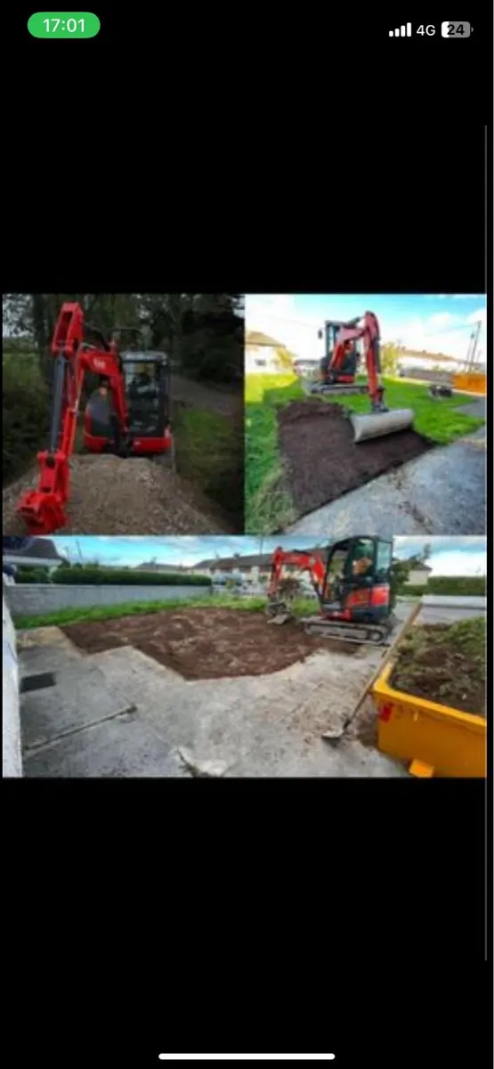 MINI DIGGER HIRE CORK