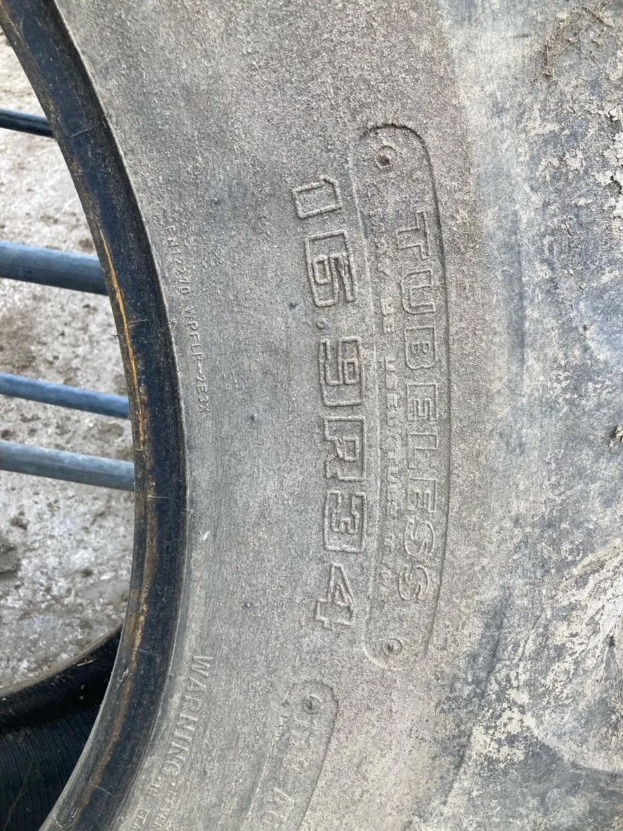 Good year tractor tyre of a MF 390T - Image 2