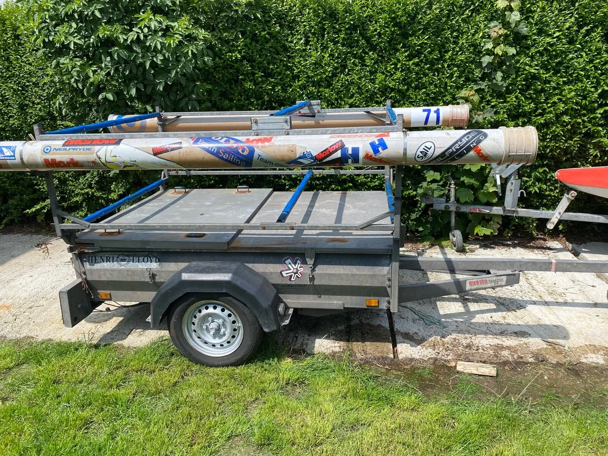 Stacker trailer dinghy boat sail topper laser RS - Image 1