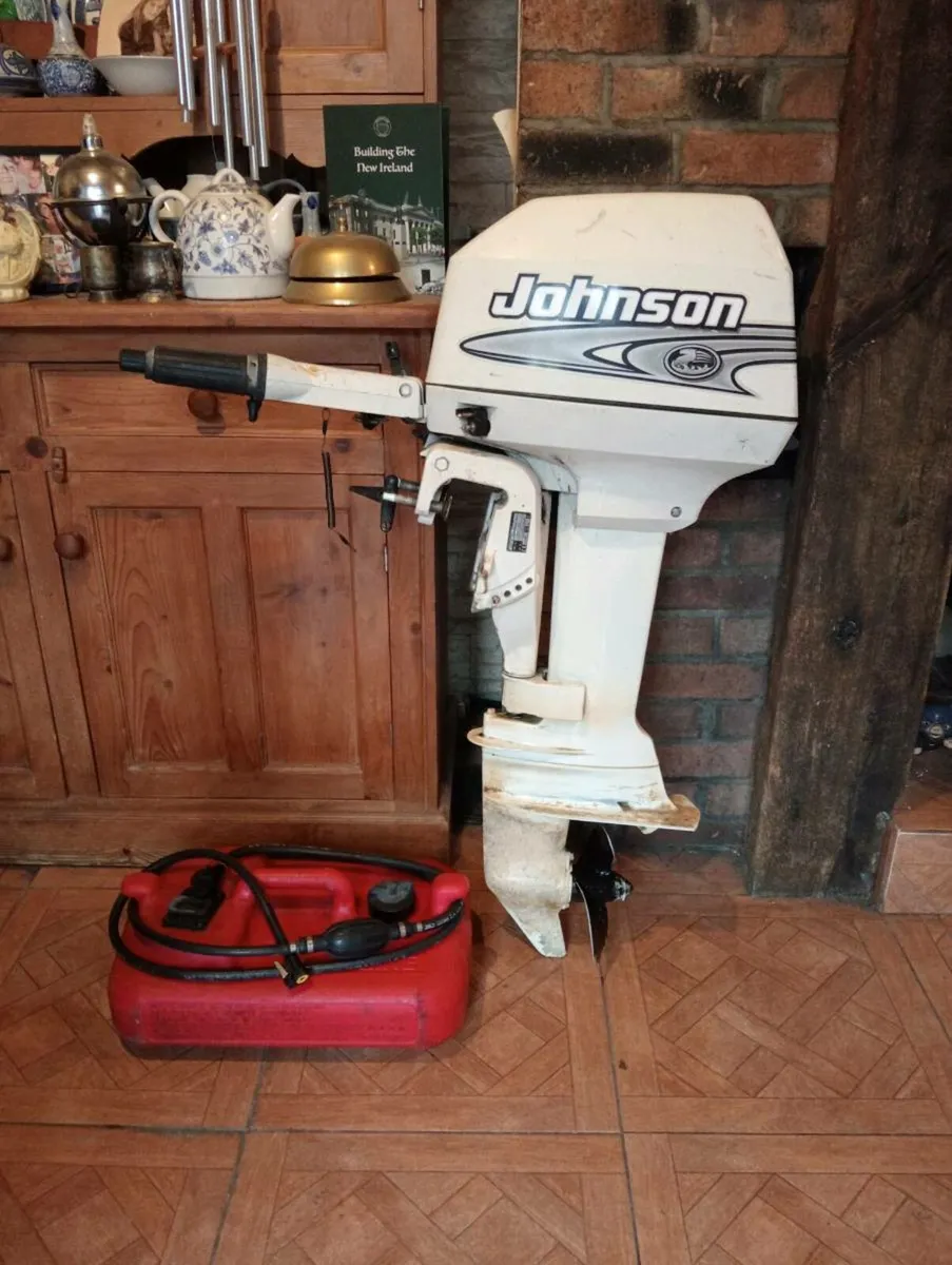 Johnson 8hp outboard. - Image 1