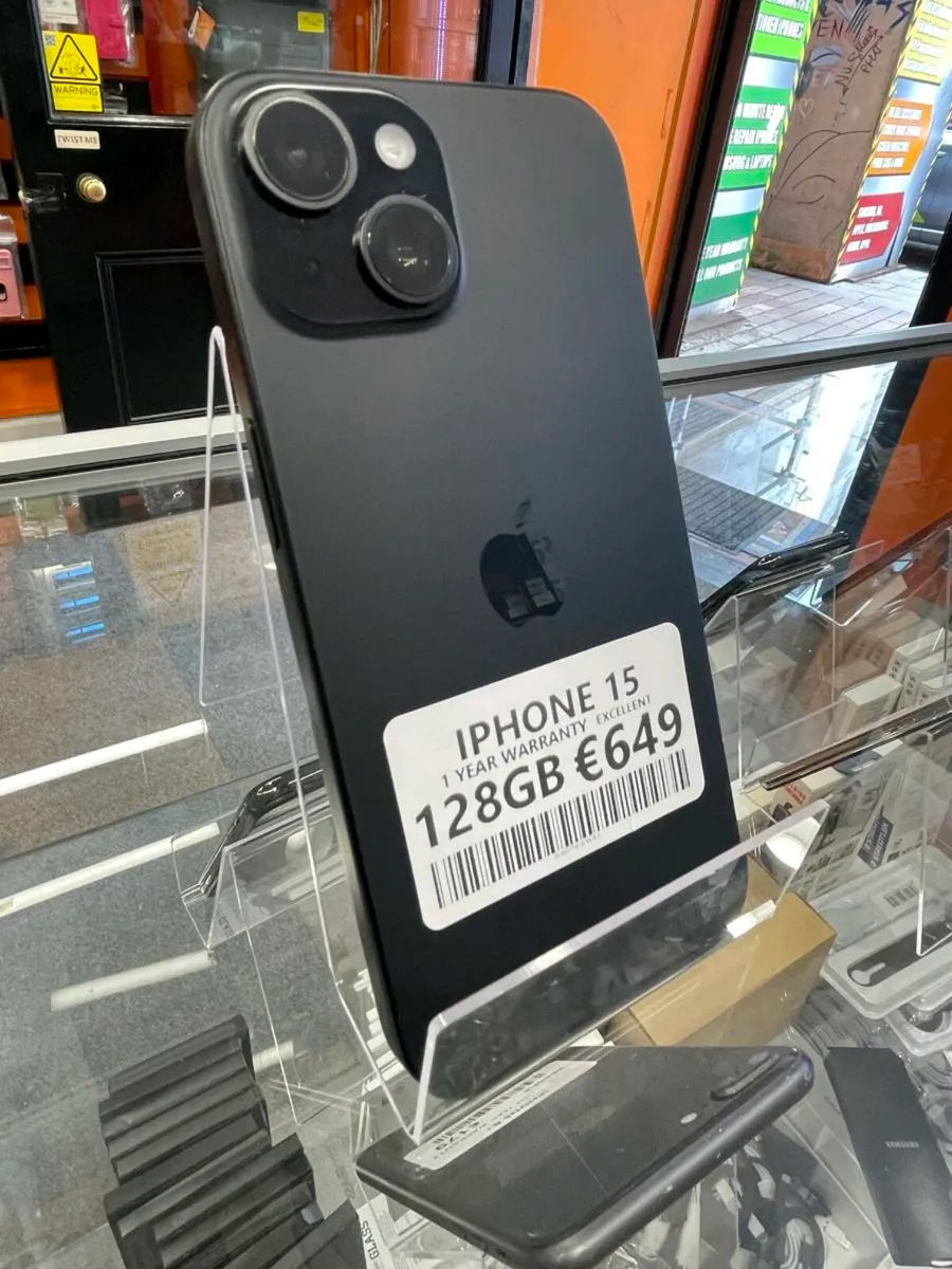 IPHONE 15 128GB 1 YEAR WARRANTY UNLOCKED - Image 4