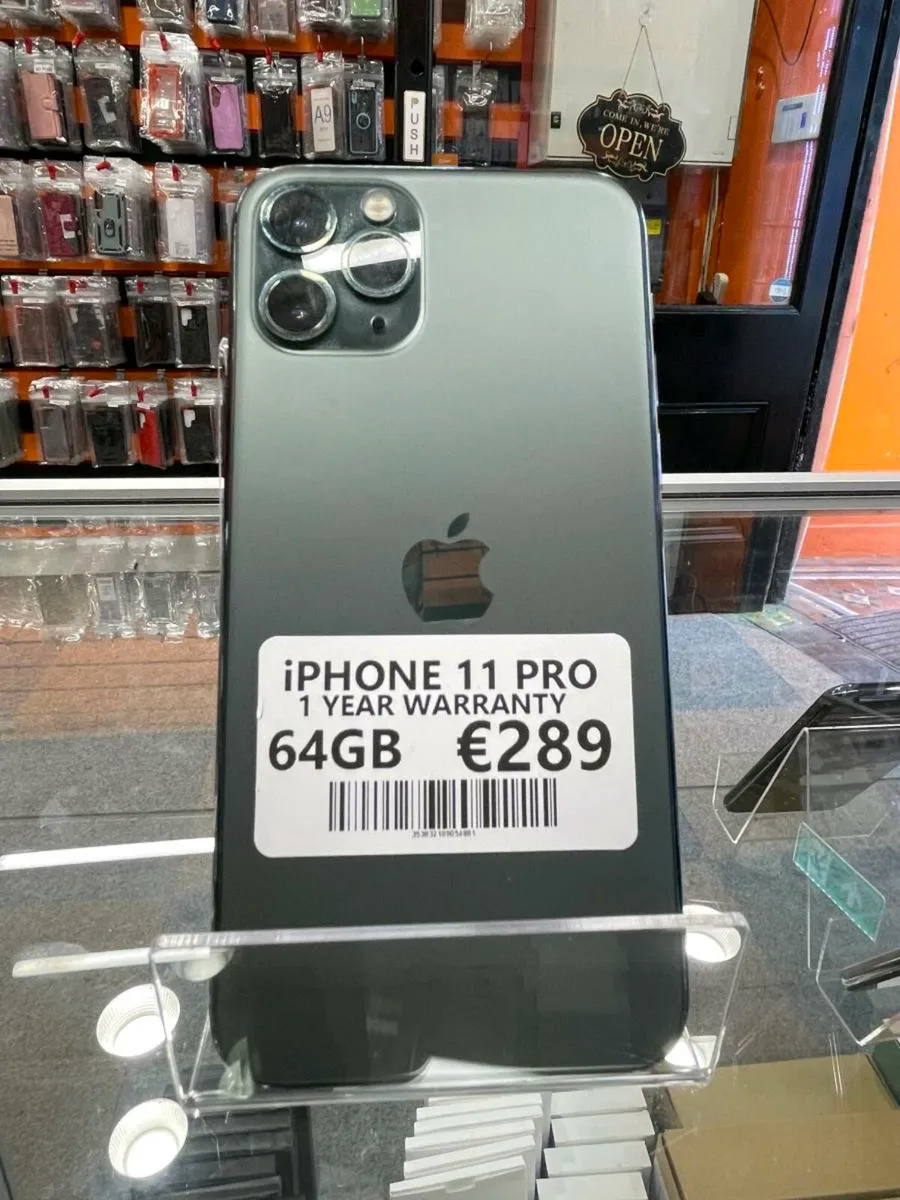 IPHONE 11 PRO 64GB 1 YEAR WARRANTY UNLOCKED - Image 1