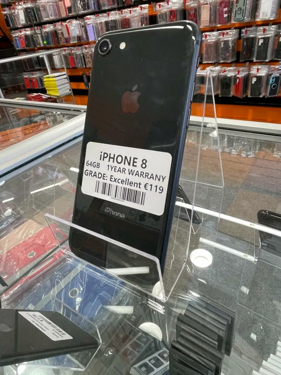 IPHONE 8 64GB 1 YEAR WARRANTY UNLOCKED - Image 2