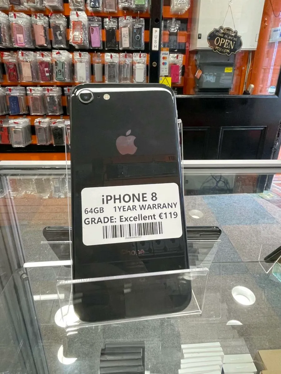 IPHONE 8 64GB 1 YEAR WARRANTY UNLOCKED - Image 4