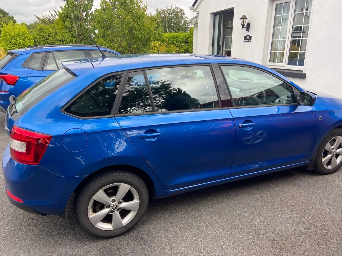 2014 Blue Skoda Rapid 1.2 Petrol - Image 3