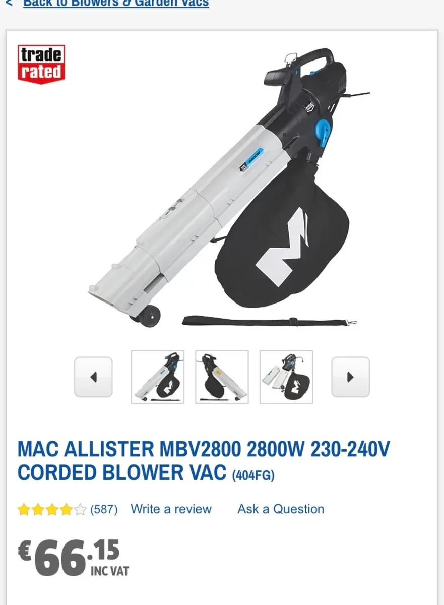 Electric Blower /Vacuum - Image 3