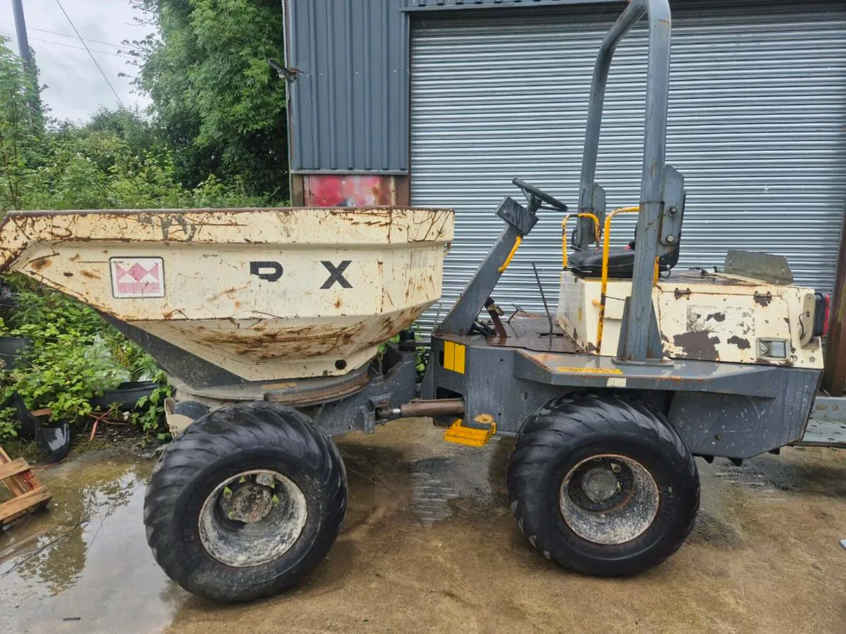 Terex 3 ton dumper - Image 1