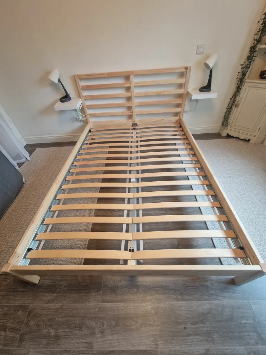 Double Bed and Mattress. Plus Bedding for bed. - Image 1