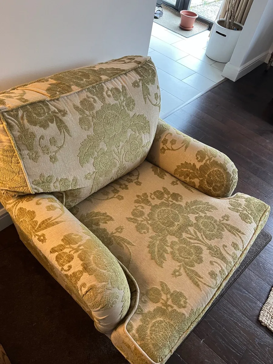 Armchair large antique - Image 1
