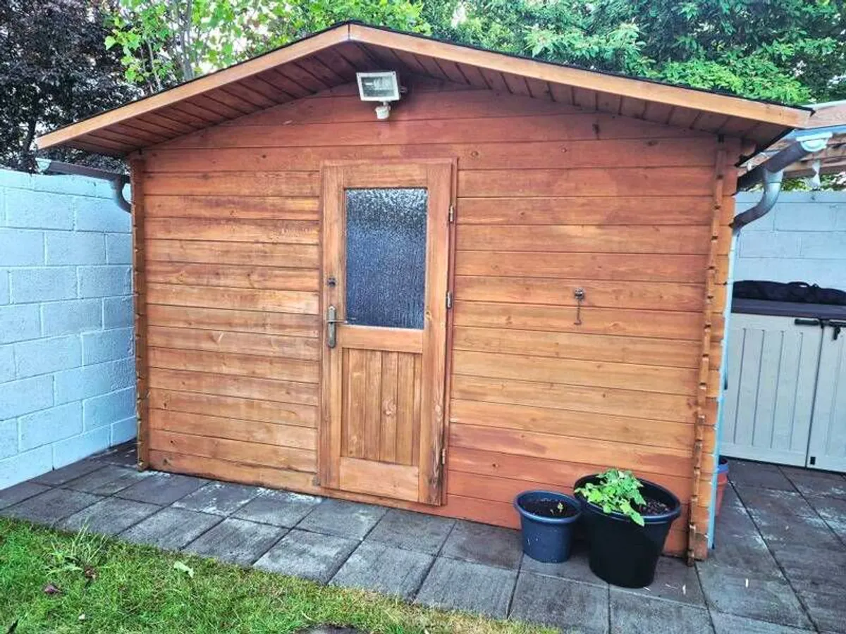 Garden Shed / Log Cabin 3.5m x 2.5m - Image 1