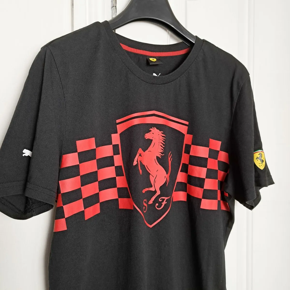 Puma Black Ferrari Race T-shirt Mens Size M - Image 4