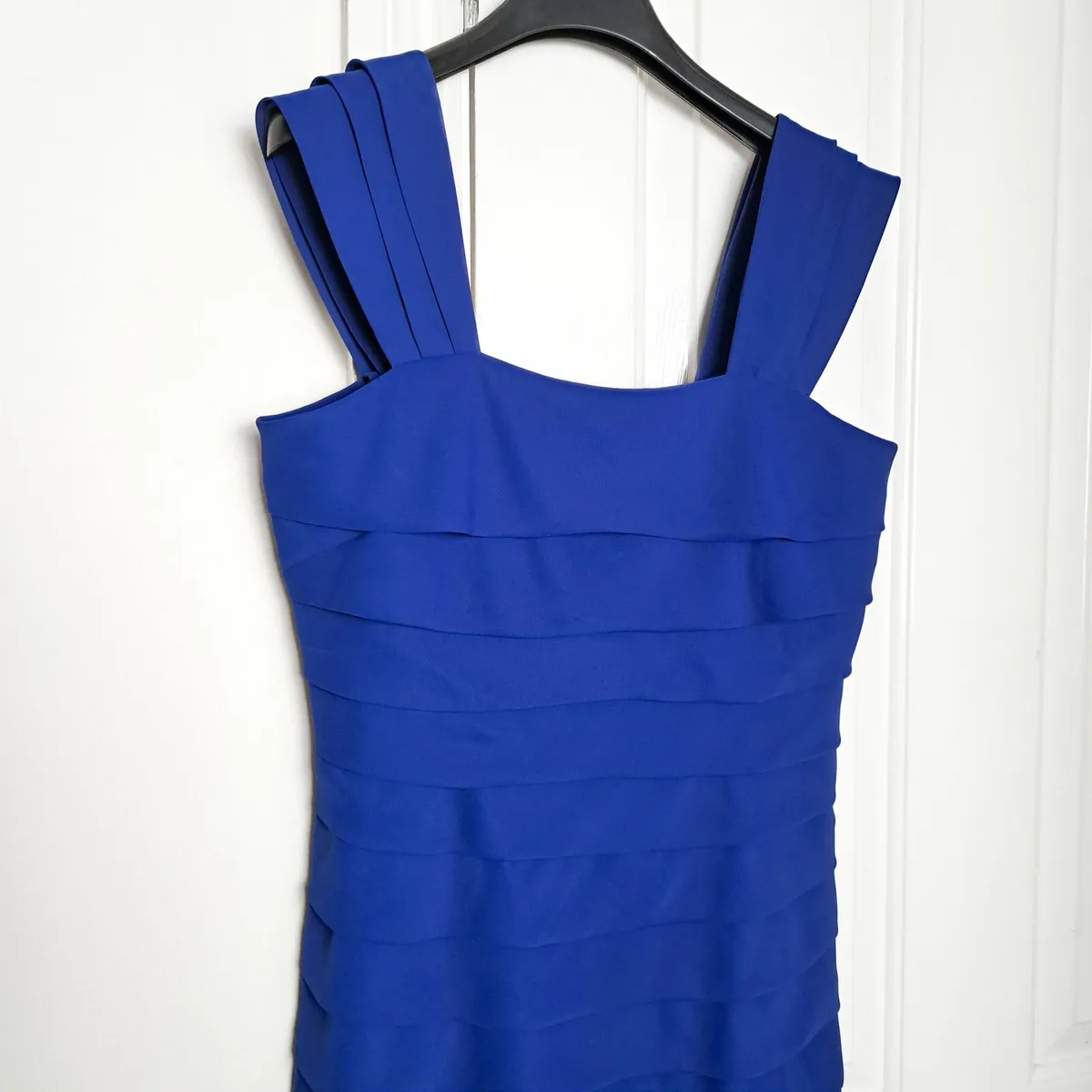 Jaeger Blue Navy Bandage Mini Dress 10UK/38EU - Image 2