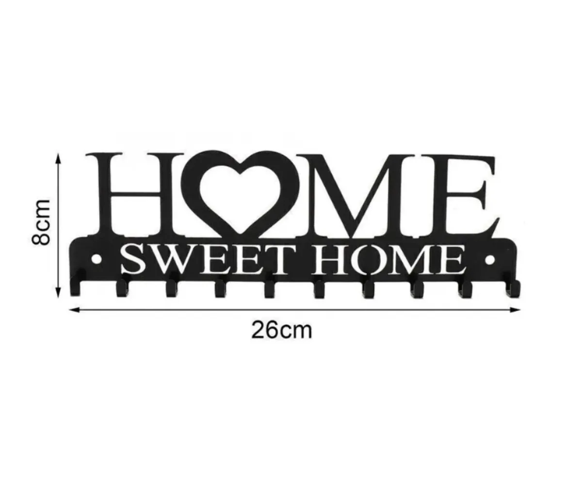 Sweet Home Shelf Hooks Key Holder NEW - Image 3