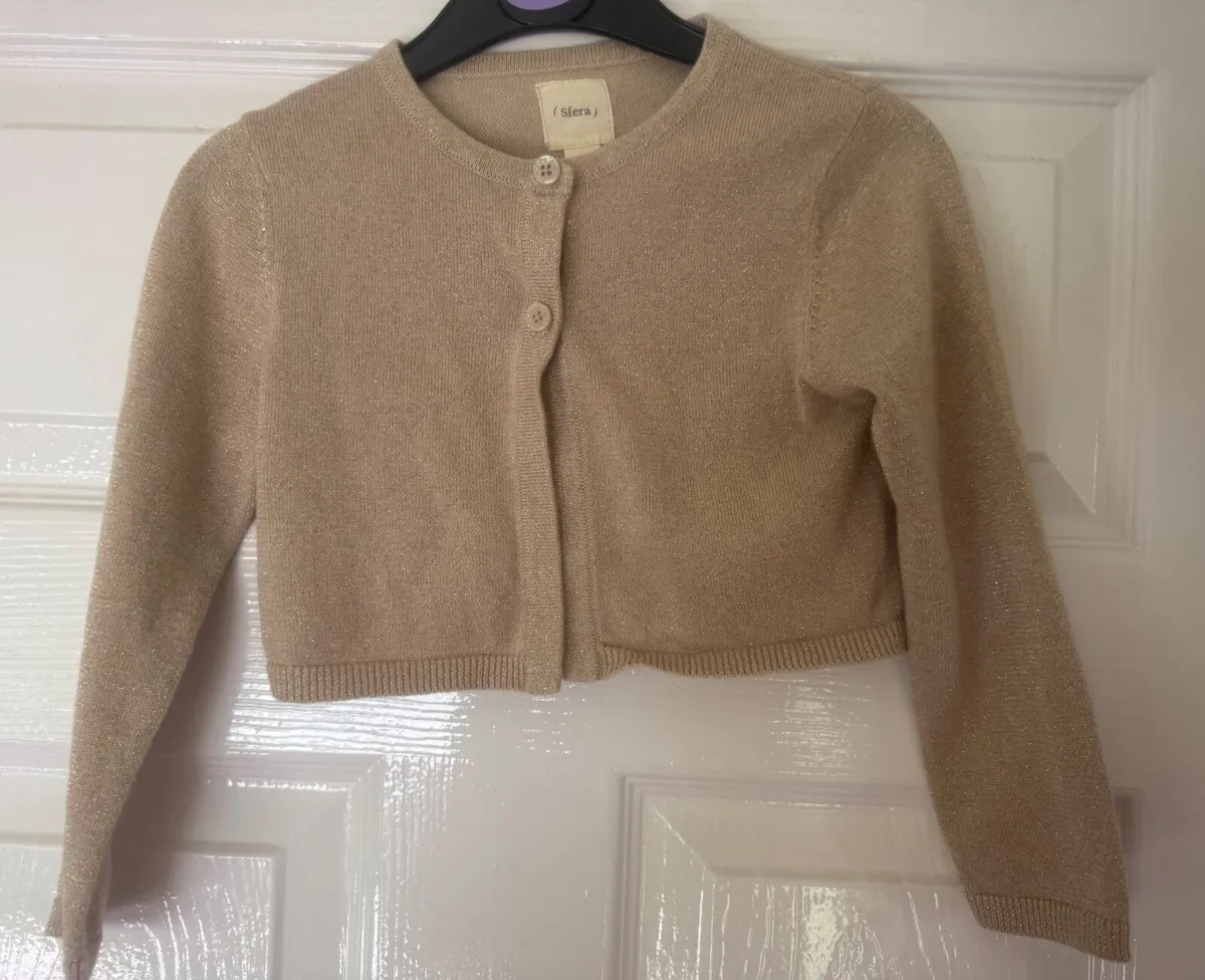 Golden Glitter Cardigan - Image 3