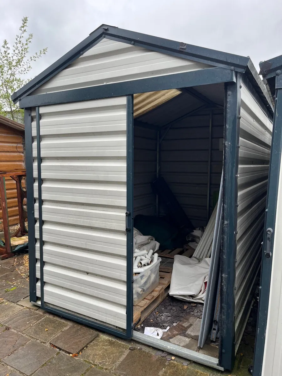 Steel tech garden shed 2 sizes - Image 1