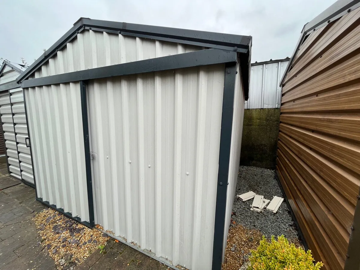 Steel tech garden shed 2 sizes - Image 2